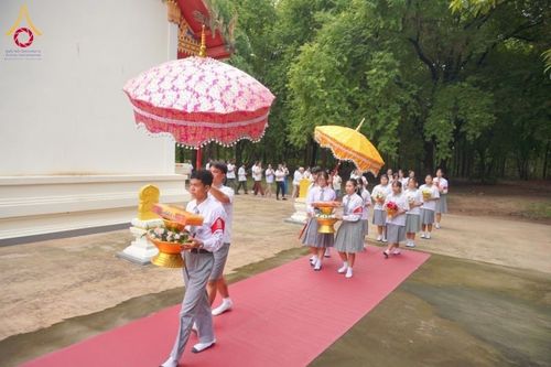 ภาพ No.176725:พิธีทอดกฐิน ณ วัดแหลมรวกอินทรนิมิตร ต.ธงชัยเหนือ อ.ปักธงชัย จ.นครราชสีมา ในโครงการกฐินสามัคคีทั่วไทย 30,000 วัด บูชาธรรม 80 ปี หลวงพ่อธัมมชโย โดยคณะศิษยานุศิษย์วัดพระธรรมกาย วันที่ 27 ตุลาคม พ.ศ.2567 กฐินสัมฤทธิ์เด็กดี V-Star โรงเรียนตะวันชัย จ.นครราชสีม