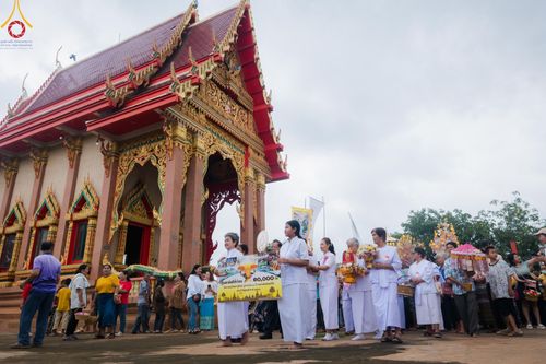 โครงการกฐินสามัคคีทั่วไทย 30,000 วัด บูชาธรรม 80 ปี หลวงพ่อธัมมชโย  โดย คณะศิษยานุศิษย์วัดพระธรรมกาย ณ วัดศิริธรรมวนาราม จ.ลพบุรี วันที่ 19 ตุลาคม พ.ศ. 2567
