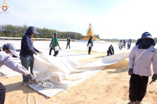 V.32 เต็มที่เพื่อบางกล่ำ การเตรียมงานของเจ้าหน้าที่หน่วยงานต่างๆ  เพื่องานธรรมยาตราอัญเชิญพระบรมสารีริกธาตุ ประดิษฐาน ณ ศูนย์ปฏิบัติธรรมภาคใต้ อ.บางกล่ำ จ.สงขลา ระหว่างวันที่ 9-10 มีนาคม พ.ศ. 2567