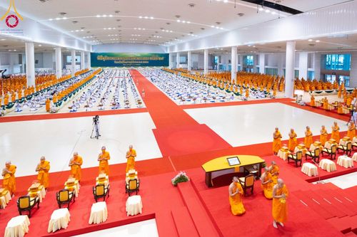 พิธีมุทิตาพระมหาเถระและพระเถระ ครั้งที่ 29 วันอาทิตย์ที่ 19 พฤศจิกายน พ.ศ. 2566 ณ ห้องแก้วสารพัดนึก สภาธรรมกายสากล วัดพระธรรมกาย