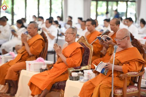 ภาพ No.103548:พิธีถวายจตุปัจจัย และภัตตาหารเป็นสังฆทาน , พิธีมอบอักษรสารตราตั้งฐานานุกรม และพัดยศ , การประชุมคณะสงฆ์ประจำจังหวัดสระบุรี  ณ ศูนย์ปฏิบัติธรรมจังหวัดสระบุรี อ.พระพุทธบาท จ.สระบุรี   วันอังคารที่ 19 ธันวาคม  พ.ศ. 2566