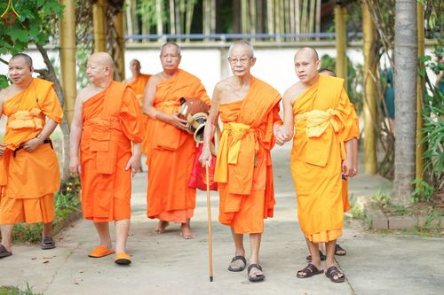 ภาพ No.228099:วันอาทิตย์ที่ 8 มิถุนายน พ.ศ. 2568 พิธีตักบาตรพระ 500 รูป ปีที่ 10 ณ ธุดงคสถานล้านนา อำเภอสันทราย จังหวัดเชียงใหม่