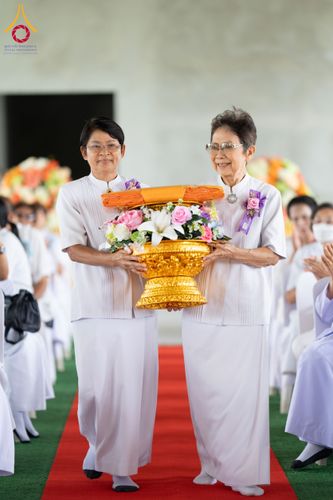 ภาพ No.157174:พิธีทอดผ้าป่าติดตั้งอิฐมวลเบาและฝ้าเพดาน ณ ศูนย์ปฏิบัติธรรมน้ำใสใจสว่าง บางกอกน้อย กรุงเทพมหานคร วันเสาร์ที่ 14 กันยายน พ.ศ. 2567