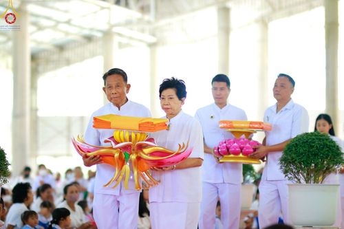 ภาพ No.97519:พิธีทอดกฐินสามัคคีเพื่อสร้างกำแพงแก้ว ณ ธุดงคสถานนครสวรรค์  วันที่ 19 พฤศจิกายน พ.ศ. 2566