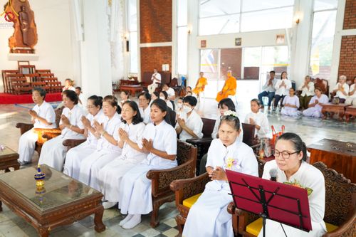 ภาพ No.101611:พิธีบรรพชาธรรมทายาท ในโครงการอุปสมบทบูชาธรรม มหาปูชนียาจารย์ พ.ศ. 2566 ณ วัดป่าโค จ.พระนครศรีอยุธยา วันที่ 9 ธันวาคม พ.ศ. 2566