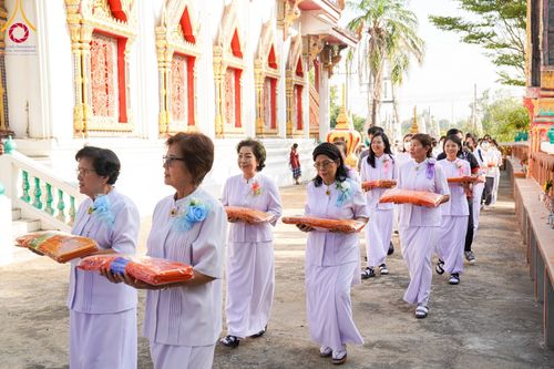 ภาพ No.106530:พิธีทอดผ้าป่าทำนุบำรุงศาสนสถาน ณ วัดใหม่นพรัตน์ ต.เนินมะปราง  อ.สองพี่น้อง จ.สุพรรณบุรี วันที่ 5 มกราคม พ.ศ. 2567