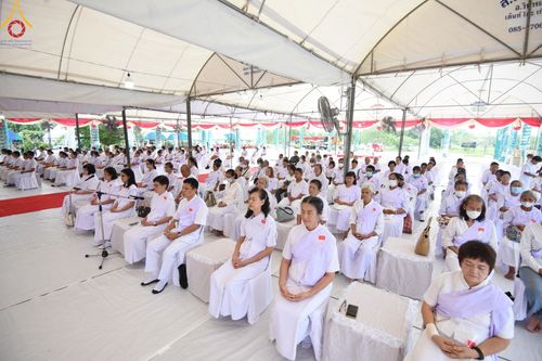 ภาพ No.158070:พิธีทอดผ้าป่า ติดตั้งแผ่นสิริฉะทะนะรัสมี(หลังคา) อาคาร 80 ปี หลวงพ่อธัมมชโย วันอาทิตย์ที่ 22 กันยายน พ.ศ. 2567 ณ ศูนย์ปฏิบัติธรรมวิหารแดง อ.วิหารแดง จ.สระบุรี