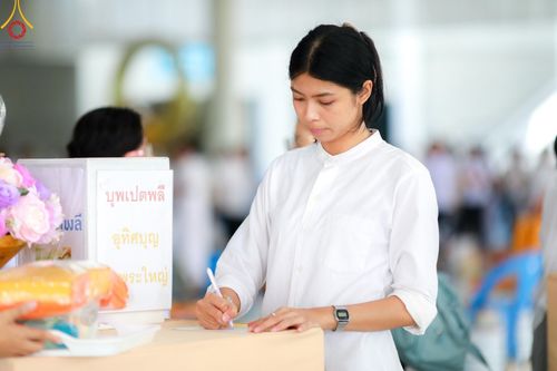 ภาพ No.158790:พิธีบุพเปตพลี ครั้งที่ 156 ร่วมอุทิศบุญแด่หมู่ญาติที่ล่วงลับไปแล้ว และสืบทอดอายุพระพุทธศาสนา วันพุธที่ 2 ตุลาคม พ.ศ. 2567 (วันพระ แรม 15 ค่ำ เดือน 10) ณ หอฉันคุณยายอาจารย์ฯ วัดพระธรรมกาย