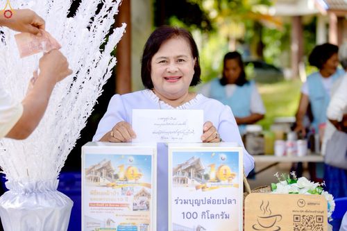 ภาพ No.241647:วันอาทิตย์ที่ 24 สิงหาคม พ.ศ. 2568 พิธีทอดผ้าป่า ฉลองครบรอบ 10 ปี ศูนย์ปฏิบัติธรรมพัทลุง