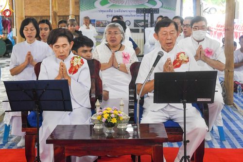 ภาพ No.100392:พิธีทอดกฐินสามัคคี และพิธีเทฐานรากอาคาร สร้างโรงทานหมู่บ้านปฎิบัติธรรม ณ ศูนย์อบรมเยาวชนปัตตานี วันที่ 26 พฤศจิกายน พ.ศ. 2566