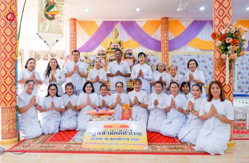 ภาพ No.182626:พิธีทอดกฐิน ณ วัดราษฎร์นิมิตศรัทธาธรรม(หนองปรือ) อ.บางพลี จ.สมุทรปราการ ในโครงการทอดกฐินสามัคคีทั่วไทย 30,000 วัด บูชาธรรม 80 ปี หลวงพ่อธัมมชโย โดยคณะศิษยานุศิษย์วัดพระธรรมกาย วันที่ 10 พฤศจิกายน พ.ศ. 2567