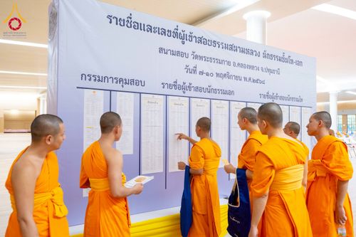 ภาพ No.267176:วันที่ 7 พฤศจิกายน พ.ศ. 2568 พิธีสอบธรรมสนามหลวง นักธรรมชั้นโท - เอก ณ สนามสอบวัดพระธรรมกาย