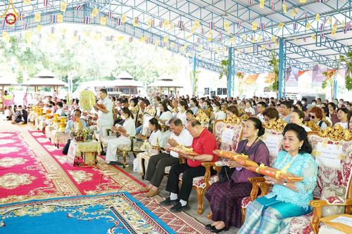 ภาพ No.96901:พิธีทอดกฐินสามัคคีทั่วไทย 5,000 วัด ณ วัดถ้ำเขาแหลม จ.กาญจนบุรี วันที่ 12 พฤศจิกายน พ.ศ. 2566