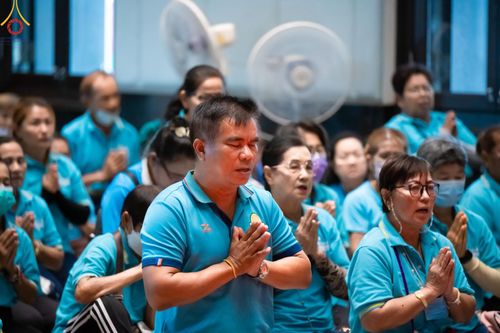 ภาพ No.145914:ชมรมจิตอาสาอนุรักษ์สิ่งแวดล้อม รับบุญทำความสะอาดบริเวณโบสถ์พระไตรปิฎก วัดพระธรรมกาย จ.ปทุมธานี วันที่ 25 กรกฎาคม พ.ศ. 2567