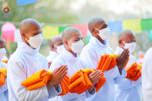 ภาพ No.130424:พิธีบรรพชาธรรมทายาท ในโครงการบรรพชา 1,250 รูป ณ แดนประสูติ สวนลุมพินี ประเทศเนปาล วันที่ 9 มีนาคม พ.ศ. 2567