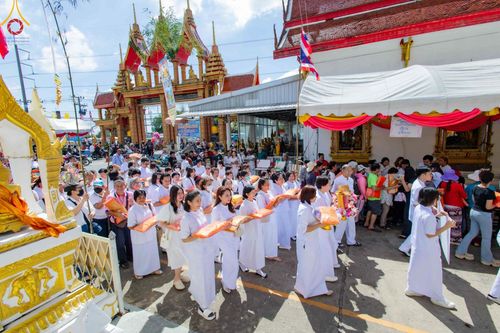 ภาพ No.167020:พิธีทอดกฐิน ณ วัดอัยยิการาม จ.ปทุมธานี ในโครงการกฐินสามัคคีทั่วไทย 30,000 วัด บูชาธรรม 80 ปี หลวงพ่อธัมมชโย โดยคณะศิษยานุศิษย์วัดพระธรรมกาย วันที่ 23 ตุลาคม พ.ศ. 2567