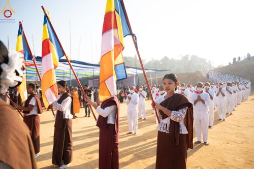 ภาพ No.130238:Photo Story ปฐมบรรพชาชาวพุทธมาร์มา Episode 3/5 วันที่ 9 กุมภาพันธ์ พ.ศ. 2567 ในโครงการบรรพชาสามเณร ครั้งแรกของชาวพุทธมาร์มา บังกลาเทศ ณ วัดธัมจักร อรัญกุฏิ เมืองรัมการ์ คาร์กาชารี บังกลาเทศ