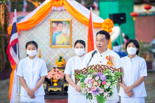ภาพ No.75665:พิธีเจริญพระพุทธมนต์ และ ตักบาตรพระ 1,111 รูป  บำเพ็ญกุศลเพื่อถวายพระพรชัยมงคลแด่  สมเด็จพระเจ้าลูกเธอ เจ้าฟ้าพัชรกิติยาภา นเรนทิราเทพยวดี กรมหลวงราชสาริณีสิริพัชร มหาวัชรราชธิดา วันเสาร์ที่ 11 กุมภาพันธ์ พ.ศ. 2566 ณ วัดห้วยตองสัก อ.จอมทอง จ.เชียงใหม่
