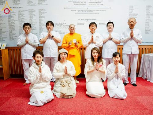 ภาพ No.220925:วันที่ 13 เมษายน พ.ศ. 2568 พิธีโปรยรัตนชาติปฐมเริ่มสถาปนาเจดีย์ และ พิธีเปิดหมู่บ้านปฏิบัติธรรม เพื่อการบรรลุธรรม ณ วัดป่าธรรมกายนานาชาติโทชิหงิ  ประเทศญี่ปุ่น