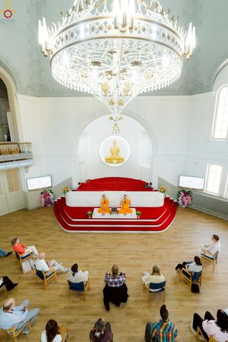 ภาพ No.228689:วันที่ 8 มิถุนายน พ.ศ. 2568 Meditation wisdom talks in Sweden 2025 ณ วัดพระธรรมกายนอร์ธสวีเดน เมือง Gävle