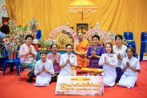 ภาพ No.95343:พิธีทอดกฐินสามัคคีทั่วไทย 5,000 วัด ณ วัดสระกระโจม จ.สุพรรณบุรี วันที่ 18 พฤศจิกายน พ.ศ. 2566