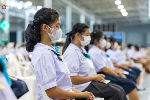 ภาพ No.89617:อบรมเชิงปฏิบัติการจัดกิจกรรมทอดกฐินสัมฤทธิ์ และพิธีมอบผ้าไตรประธานกฐินสัมฤทธิ์เด็กดี V-Star ประจำปีพุทธศักราช 2566  วันเสาร์ที่ 9 กันยายน พ.ศ. 2566 ณ สภาธรรมกายสากล วัดพระธรรมกาย จ.ปทุมธานี