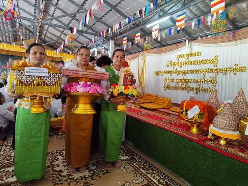 ภาพ No.97719:กฐินวัดธรรมบัณฑิต เขตคีรีรม จังหวัดกัมปงสปือ กัมพูชา วันที่ 22 พฤศจิกายน พ.ศ. 2566