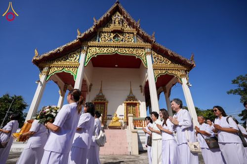 ภาพ No.176878:พิธีทอดกฐิน ณ วัดบางเป้ง จ.ชลบุรี ในโครงการทอดกฐินสามัคคีทั่วไทย 30,000 วัด บูชาธรรม 80 ปี หลวงพ่อธัมมชโย โดยคณะศิษยานุศิษย์วัดพระธรรมกาย วันที่ 29 ตุลาคม พ.ศ. 2567