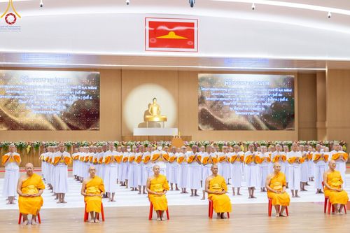 ภาพ No.217150:วันเสาร์ที่ 12 เมษายน พ.ศ. 2568 พิธีบรรพชา พิธีขอศีลและขอนิสสัย พิธีมอบบาตร ในโครงการอุปสมบทหมู่ บูชาธรรมหลวงพ่อธัมมชโย, โครงการธรรมทายาท ระดับอุดมศึกษา รุ่นที่ 52 ,  โครงการบวชพระนานาชาติ AEC & WAB CEO รุ่นที่ 4 ณ วัดพระธรรมกาย