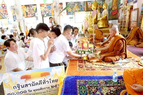 ภาพ No.255582:วันที่ 13 ตุลาคม พ.ศ. 2568 พิธีทอดกฐินสามัคคีทั่วไทย 30,000 วัด โดยคณะศิษยานุศิษย์ บูชาธรรม 81 ปี หลวงพ่อธัมมชโย ณ วัดลุมพินีวนาราม อ.เชียงคาน จ.เลย