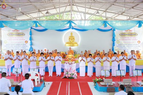 ภาพ No.91875:พิธีทอดกฐินสามัคคีทั่วไทย สร้างกำแพงแก้ว ดูแลสามเณรน้อยเตรียมบาลีนาคหลวงประโยค 9 ณ ศูนย์เบญจธรรม เขตดอนเมือง จ.กรุงเทพมหานคร วันศุกร์ที่ 3 พฤศจิกายน พ.ศ.2566