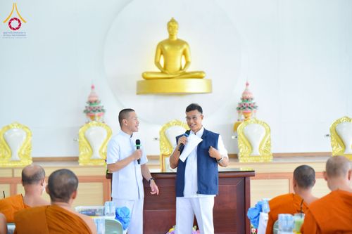 ภาพ No.230489:วันอาทิตย์ที่ 29 มิถุนายน พ.ศ. 2568  งานสัมมนาคณะสงฆ์จังหวัดอำนาจเจริญ โครงการกฐินสามัคคีทั่วไทย 30,000 วัด บูชาธรรม 81 ปี หลวงพ่อธัมมชโย และพิธีถวายสังฆทาน 409 วัด ครบรอบ 9 ปี ณ ธุดงคสถานอำนาจเจริญ