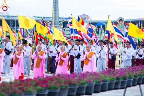 ภาพ No.99999:พิธีทอดผ้าป่า เมียนมาร์ และพิธีสวดธรรมจักร ครั้งที่ 5 ประจำปี พ.ศ. 2566 วันอาทิตย์ที่ 3 ธันวาคม พ.ศ. 2566