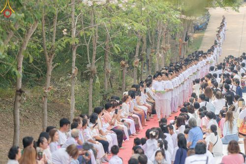 ภาพ No.135008: พิธีบรรพชาสามเณร  พิธีตักบาตรฉลองสามเณรใหม่ วันที่ 1 เมษายน พ.ศ.2567 ในโครงการบรรพชาสามเณรฟื้นฟูพระพุทธศาสนาทั่วไทย ณ ศูนย์ปฏิบัติธรรมแก้วเมืองเลย