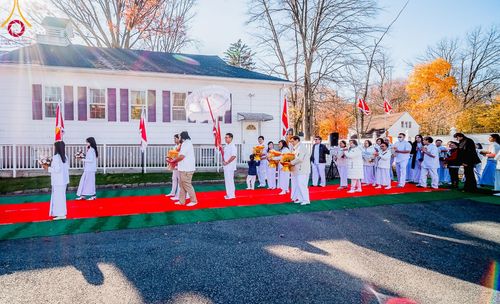 ภาพ No.100730:พิธีทอดกฐินบรมจักรพรรดิสร้างทุกสิ่ง  ณ วัดพระธรรมกายนิวเจอร์ซี ประเทศสหรัฐอเมริกา วันอาทิตย์ ที่ 19 พฤศจิกายน พ.ศ 2566