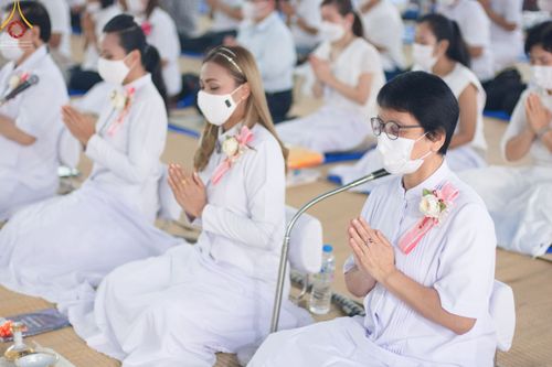 ภาพ No.70974:พิธีถวายภัตตาหารเป็นสังฆทาน แด่คณะพระธรรมยาตราฯ ในโครงการธรรมยาตราฯ ปีที่ 11 ณ อนุสรณ์สถานคลองบางนางแท่น อ.สามพราน จ.นครปฐม วันที่ 13 มกราคม พ.ศ. 2566