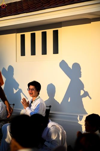 ภาพ No.295395:วันที่ 16 มกราคม พ.ศ. 2569 พิธีต้อนรับพระธรรมยาตรา อนุสรณ์สถานลำดับที่ 4 (ภาพชุดที่ 2) สถานที่เกิดด้วยกายธรรม ณ วัดโบสถ์บน ต.บางคูเวียง จ.นนทบุรี ในโครงการธรรมยาตรา กตัญญูบูชา มหาปูชนียาจารย์ พระมงคลเทพมุนี(สด จนฺทสโร) พระผู้ปราบมาร อนุสรณ์สถาน 7 แห่ง ปี