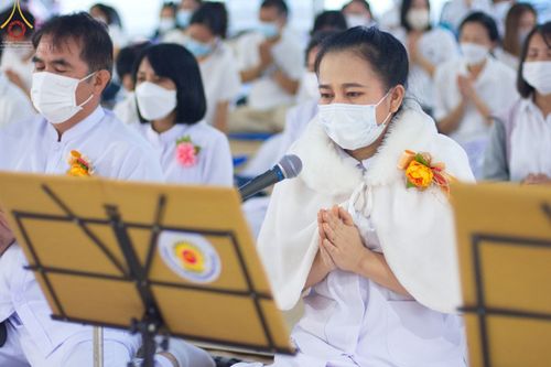 ภาพ No.70026:พิธีถวายภัตตาหารเป็นสังฆทาน แด่คณะพระธรรมยาตราฯ ในโครงการธรรมยาตราฯ ปีที่ 11 ณ อนุสรณ์สถานคลองบางนางแท่น อ.สามพราน จ.นครปฐม วันที่ 11 มกราคม พ.ศ. 2566