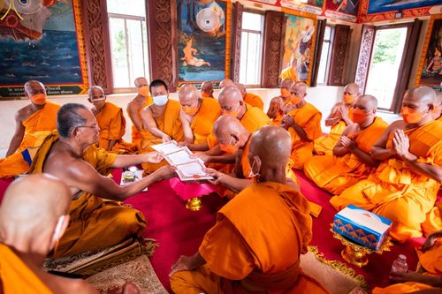 ภาพ No.67397:พิธีอุปสมบทวัดอินทโชติสังฆโพธาราม อ.พนมสารคาม จ.ฉะเชิงเทรา รับบุญจัดงานโดย สำนักงานวัดฯ เมื่อวันที่ 7 ธันวาคม พ.ศ. 2565