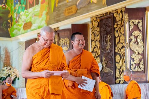 ภาพ No.65908:พิธีอุปสมบทวัดแค อ.พระสมุทรเจดีย์ จ.สมุทรปราการ รับบุญจัดงานโดยสำนักพัฒนาเยาวชนโลก ในโครงการอุปสมบทบูชาธรรม มหาปูชนียาจารย์ประจำปี 2565 เมื่อวันที่ 7 ธันวาคม พ.ศ. 2565