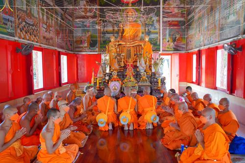 ภาพ No.66087:พิธีอุปสมบทวัดใหม่นพรัตน์ อ.สองพี่น้อง จ.สุพรรณบุรี รับบุญจัดงานโดยสำนักการศึกษา เมื่อวันที่ 7 ธันวาคม พ.ศ. 2565