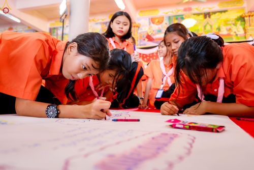 ภาพ No.338498:วันที่ 2-3 กรกฎาคม พ.ศ.2569 โครงการอบรมคุณธรรม จริยธรรมและความดีสากล ประจำปีการศึกษา2569 นักเรียนกว่า 150 คน  ณ วัดราษฎร์บูรณะ (วัดบางปลา) ต.บางปลา อ.บางพลี จ.สมุทรปราการ