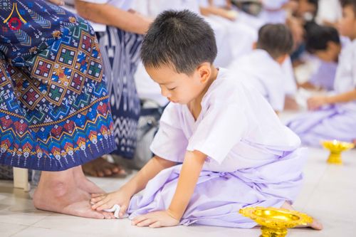 ภาพ No.317535:วันอาทิตย์ ที่ 29 มีนาคม พ.ศ.2569  พิธีปลงผม , พิธีขอขมามอบบาตรและผ้าไตร , พิธีบรรพชา ณ ศูนย์ปฏิบัติธรรมสมุทรปราการ จำนวน 42 รูป