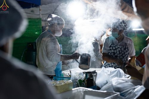 ภาพ No.70040:พิธีถวายภัตตาหารเป็นสังฆทาน แด่คณะพระธรรมยาตราฯ ในโครงการธรรมยาตราฯ ปีที่ 11 ณ อนุสรณ์สถานคลองบางนางแท่น อ.สามพราน จ.นครปฐม วันที่ 11 มกราคม พ.ศ. 2566