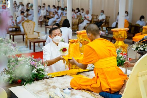 ภาพ No.63462:พิธีทอดกฐินสามัคคี เพื่อสร้างห้องแก้วหอฉันคุณยาย ณ ธุดงคสถานปราจีนบุรี  อ.เมือง จ.ปราจีนบุรี วันเสาร์ที่ 29 ตุลาคม พ.ศ. 2565