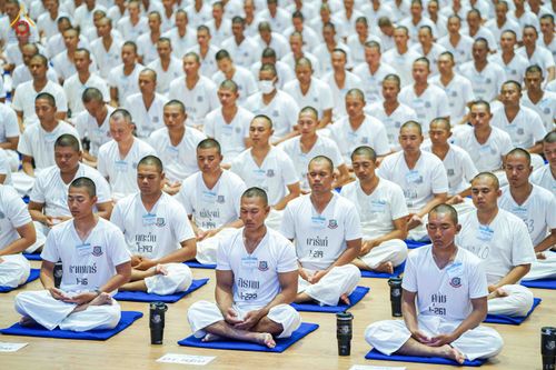 ภาพ No.340643:วันที่ 24-25 กรกฎาคม พ.ศ. 2569 โครงการพัฒนาคุณธรรม จริยธรรม สำหรับนักเรียนนายสิบตำรวจ (นสต.) รุ่นที่ 17 ศูนย์ฝึกอบรมตำรวจภูธรภาค 1 ได้จัดกิจกรรม WalkRally สวดมนต์นั่งสมาธิ และฟังธรรมจากพระอาจารย์ ณ ศูนย์ปฏิบัติธรรมเวิล์ดพีช วัลเล่ย์ (World Peace Valley) 