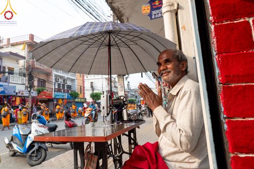 ภาพ No.317040:วันเสาร์ที่ 28 มีนาคม พ.ศ.2569 ธรรมยาตราจาริก ณ ซุ้มประตูลุมพินีเกต(Lumbini Gate) ประเทศเนปาล