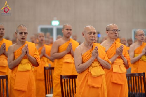 ภาพ No.346687:วันพฤหัสบดี 27 สิงหาคม พ.ศ.2569 พิธีมอบรางวัลแก่สามเณรทรงพระปาฏิโมกข์ปีที่ 4/2569