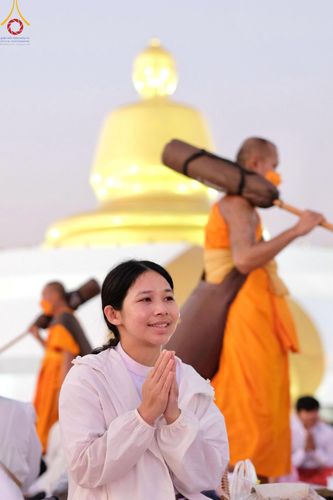 ภาพ No.116782:พิธีต้อนรับพระธรรมยาตรา ปีที่ 12 ณ อนุสรณ์สถานบางปลา จ.นครปฐม วันที่ 21 มกราคม พ.ศ. 2567