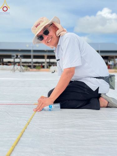 ภาพ No.211302:วันเสาร์ที่ 15 มีนาคม พ.ศ. 2568  การเตรียมงานของเจ้าหน้าที่ เพื่องานฉลองปทุมเจดีย์ ณ ศูนย์อบรมเยาวชนปัตตานี